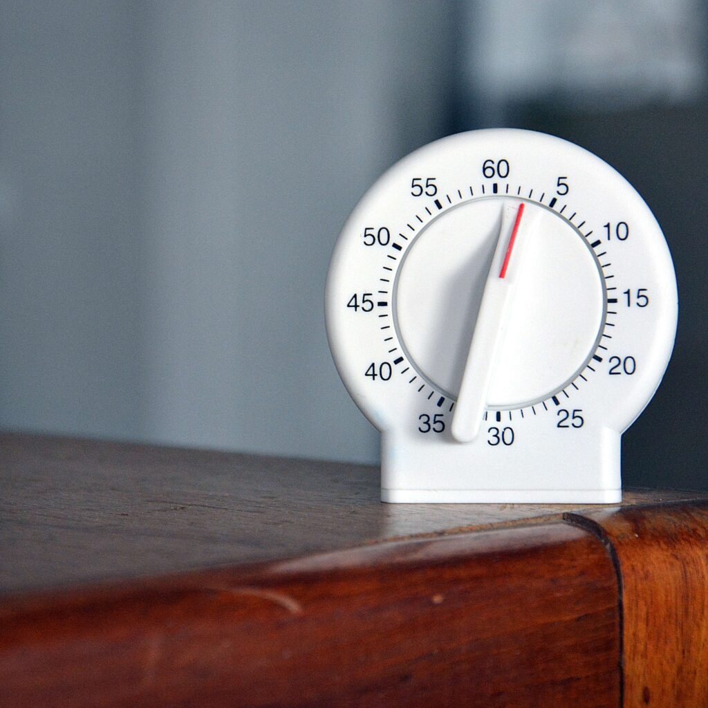 timers can help with productivity